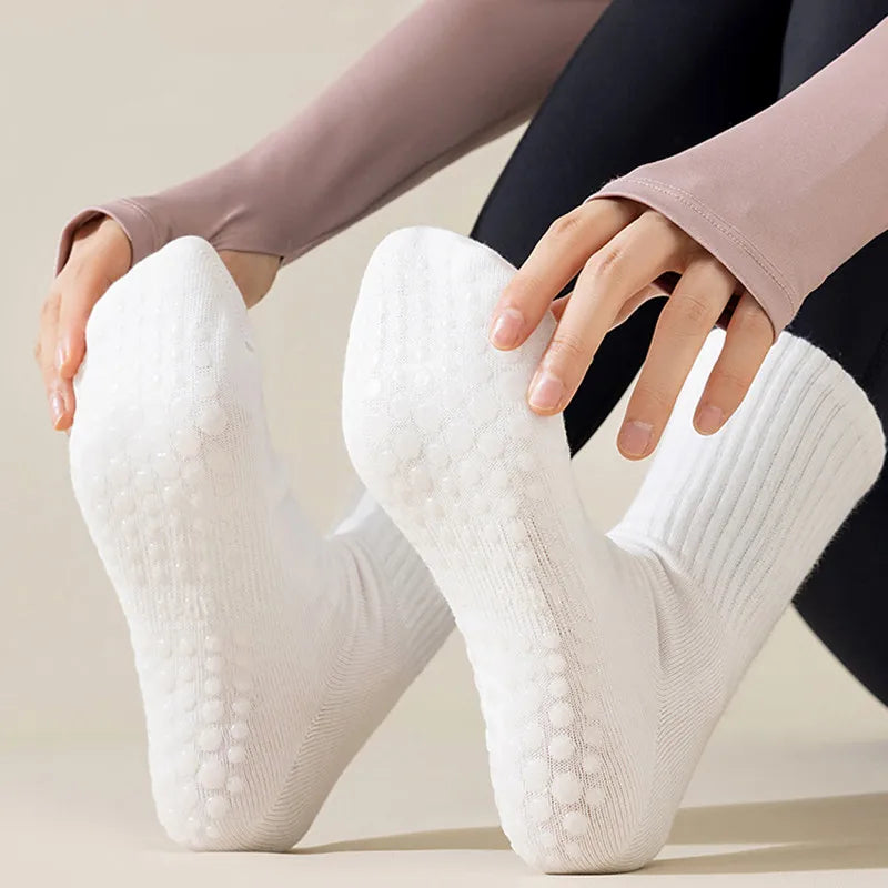 3/6/10pairs men women non slip grip football basketball breathable towel bottom shockproof professional athletic exercise socks