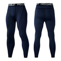 Men Compression Base Layer Running Tight Shorts Sport 3/4 Cropped Pant Leggings Gym Basketball Fitness Exercise Cycling Trousers