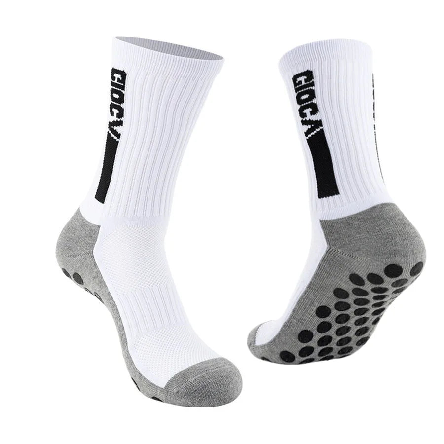 1/5/8/10pairs men women unisex non slip grip soccer rugby socks towel bottom breathable shockproof athletic exercise