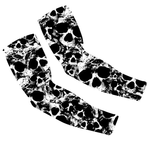 2 Pairs of Kids' Sports Arm Sleeves - Basketball & Baseball UV Protection Cooling Sleeves, Custom Logo Available
