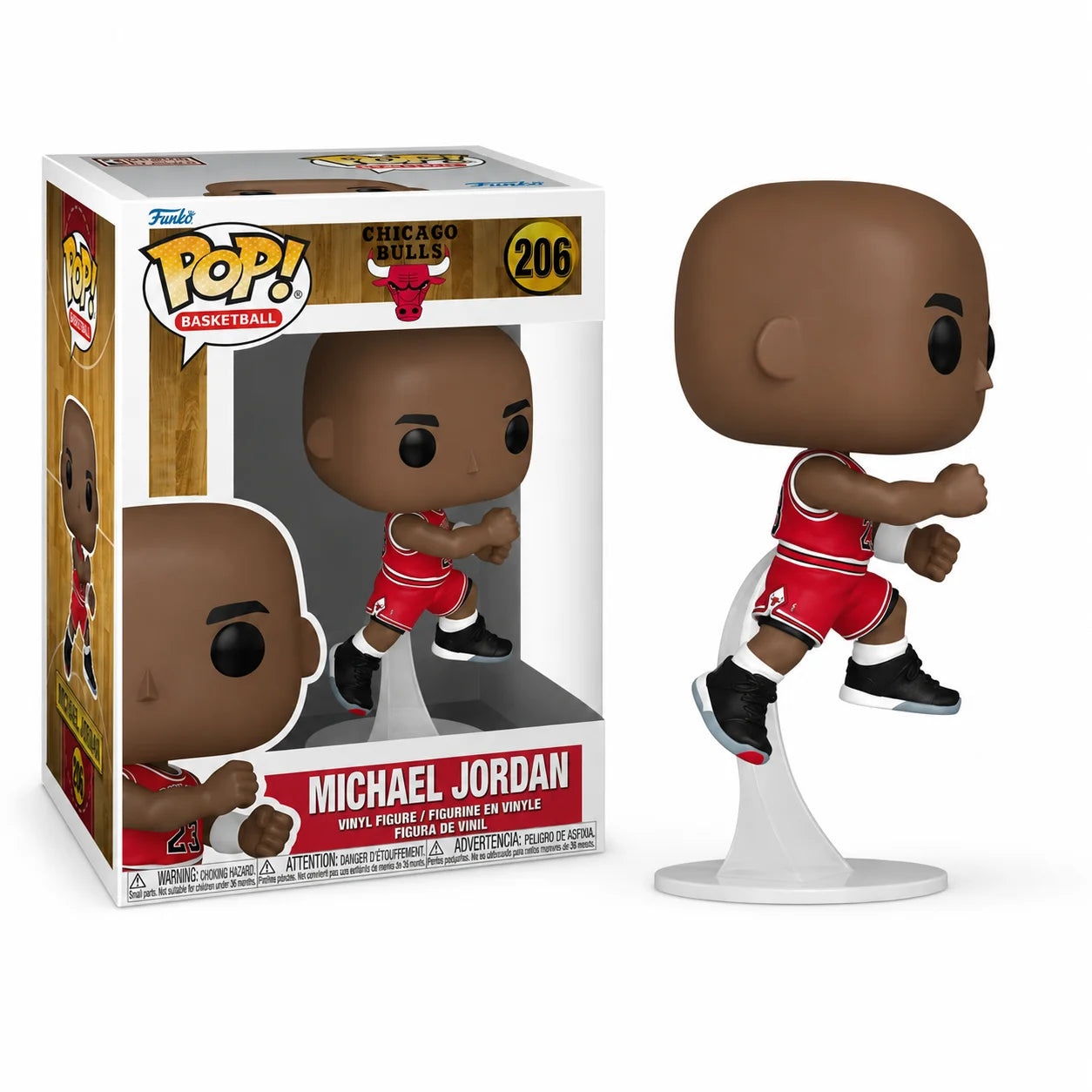 Original Funko Pop! NBA: Bulls Michael Jordan ('89) "The Shot Vinyl Figure Gift Idea Sports Fans for Collectors 86314