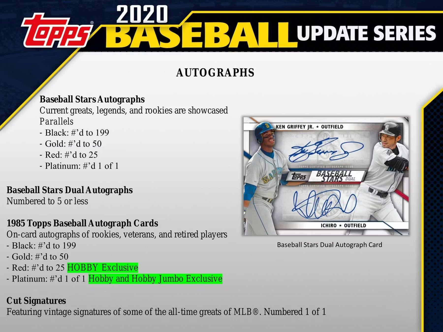 2020 MLB Topps Update Series Baseball Hobby Jumbo Box