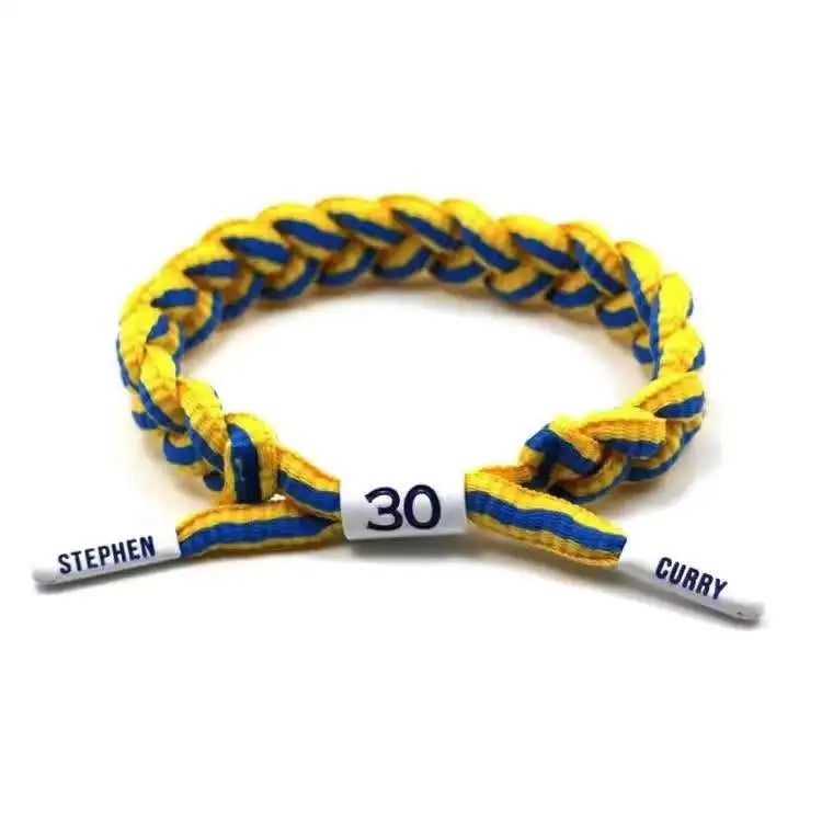 Bracelet Star Knitted Bracelet Kobe James Curry Owen Star Sports Wristband Basketball Bracelet