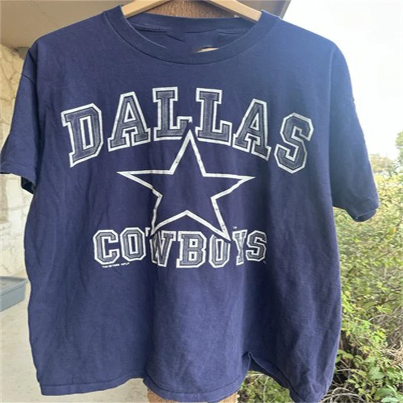 Vintage 90s Emmitt Smith Dallas Cowboys Tee Shirt Large Gray Football Nfl Player T Shirt for Men Mens T Shirts