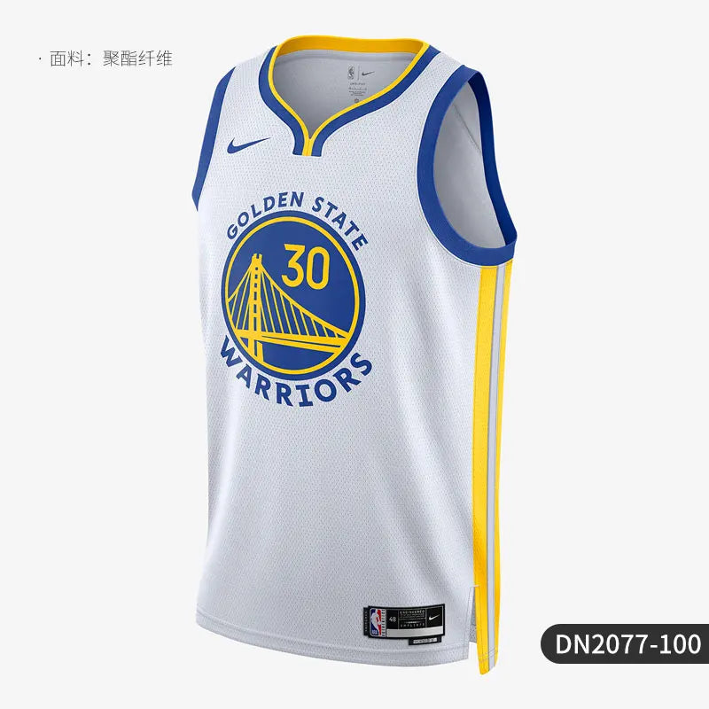 Nike official authentic NBA Golden State Warriors men's basketball sleeveless jersey DN2077-100