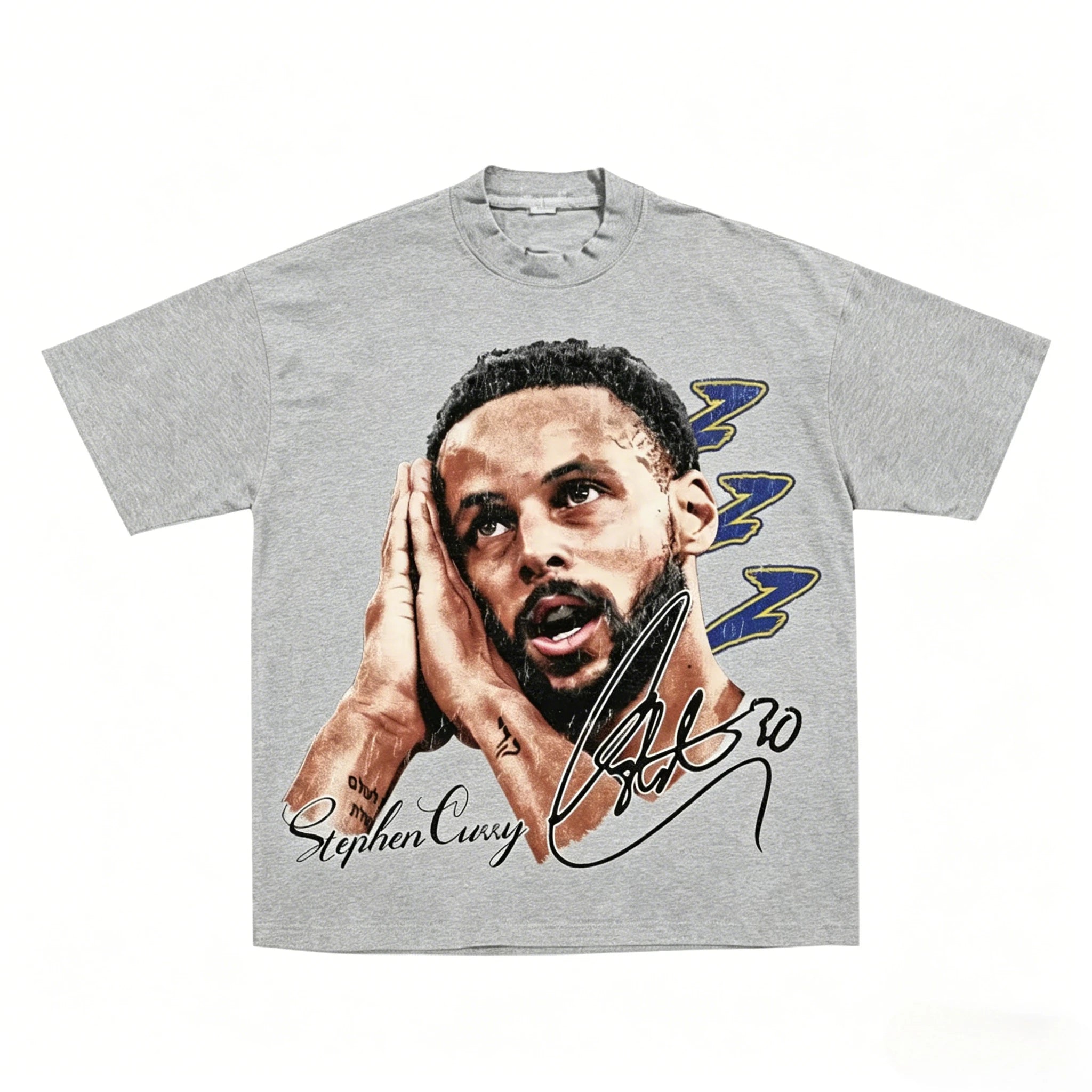 Summer Hot Selling Basketball Superstar Curry Goodnight Pattern Cotton T-shirt, Adult and Children's Fashionable Sportswear