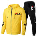 2026 Men's Spring and Autumn Outdoor Zipper Jacket + Athletic Pants Jogging Set Leisure Basketball Fitness Two-Piece Set