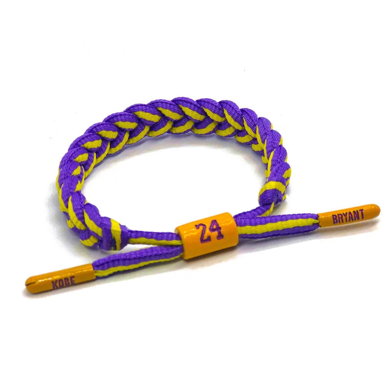 Bracelet Star Knitted Bracelet Kobe James Curry Owen Star Sports Wristband Basketball Bracelet