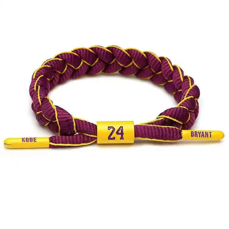 Bracelet Star Knitted Bracelet Kobe James Curry Owen Star Sports Wristband Basketball Bracelet