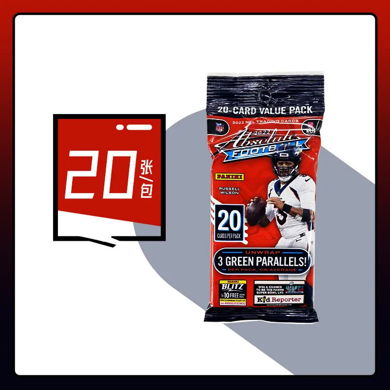 22 Season Panini NFL Absolute Football Fat Pack, Official Collector Break Surprise Pack Set Hot Rare Autograph & Rookie Cards