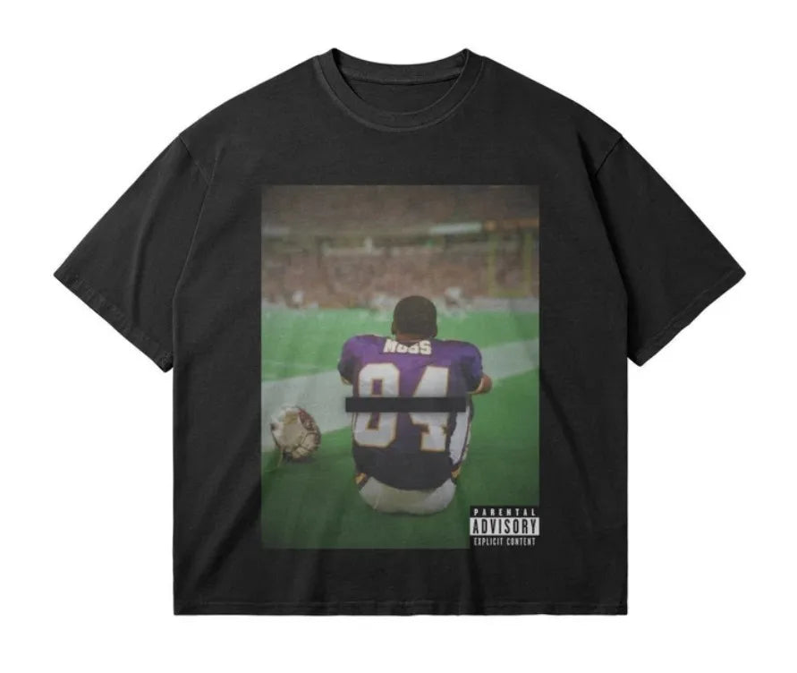 Randy Moss Vintage Washed NFL Style Long Sleeve Shirt
