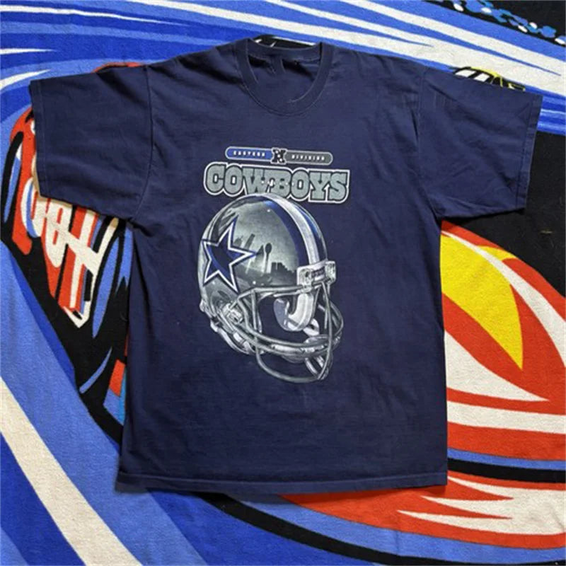 Vintage 90s Emmitt Smith Dallas Cowboys Tee Shirt Large Gray Football Nfl Player T Shirt for Men Mens T Shirts
