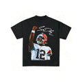【New Arrival】Deshaun Watson Cleveland Browns #12 Football Graphic T-Shirt | NFL Sports Fan Black Cotton Short Sleeve Tee
