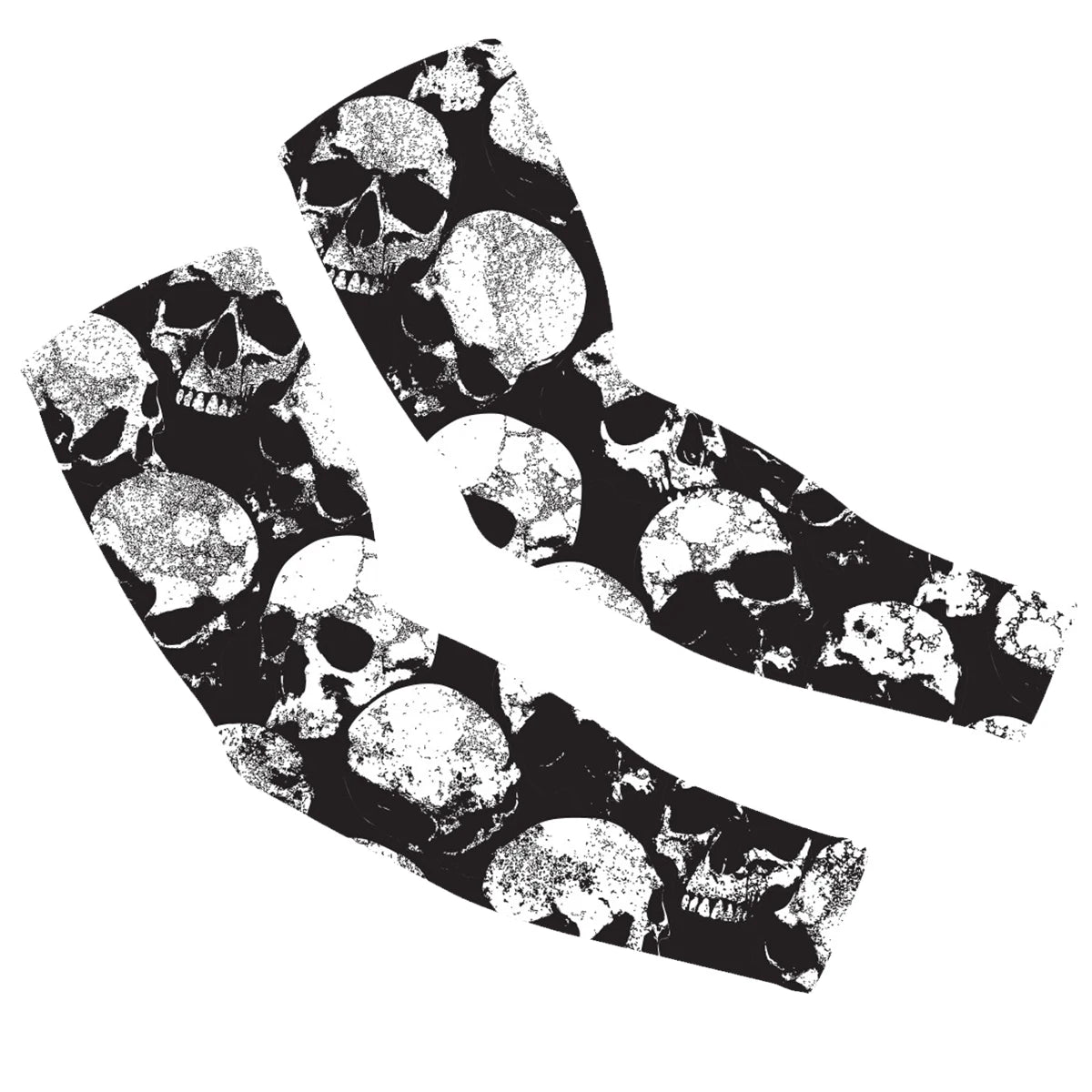 2 Pairs of Kids' Sports Arm Sleeves - Basketball & Baseball UV Protection Cooling Sleeves, Custom Logo Available