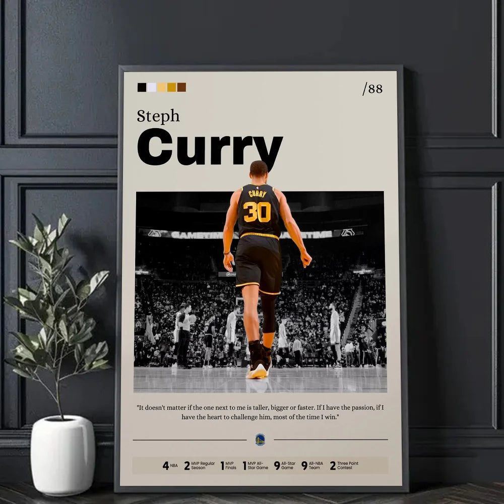 Basketball Star Kobe, James, Bird NBA Poster Decorative Painting Modern Home Wall Art Fans Souving Room Decoration Aesthetics