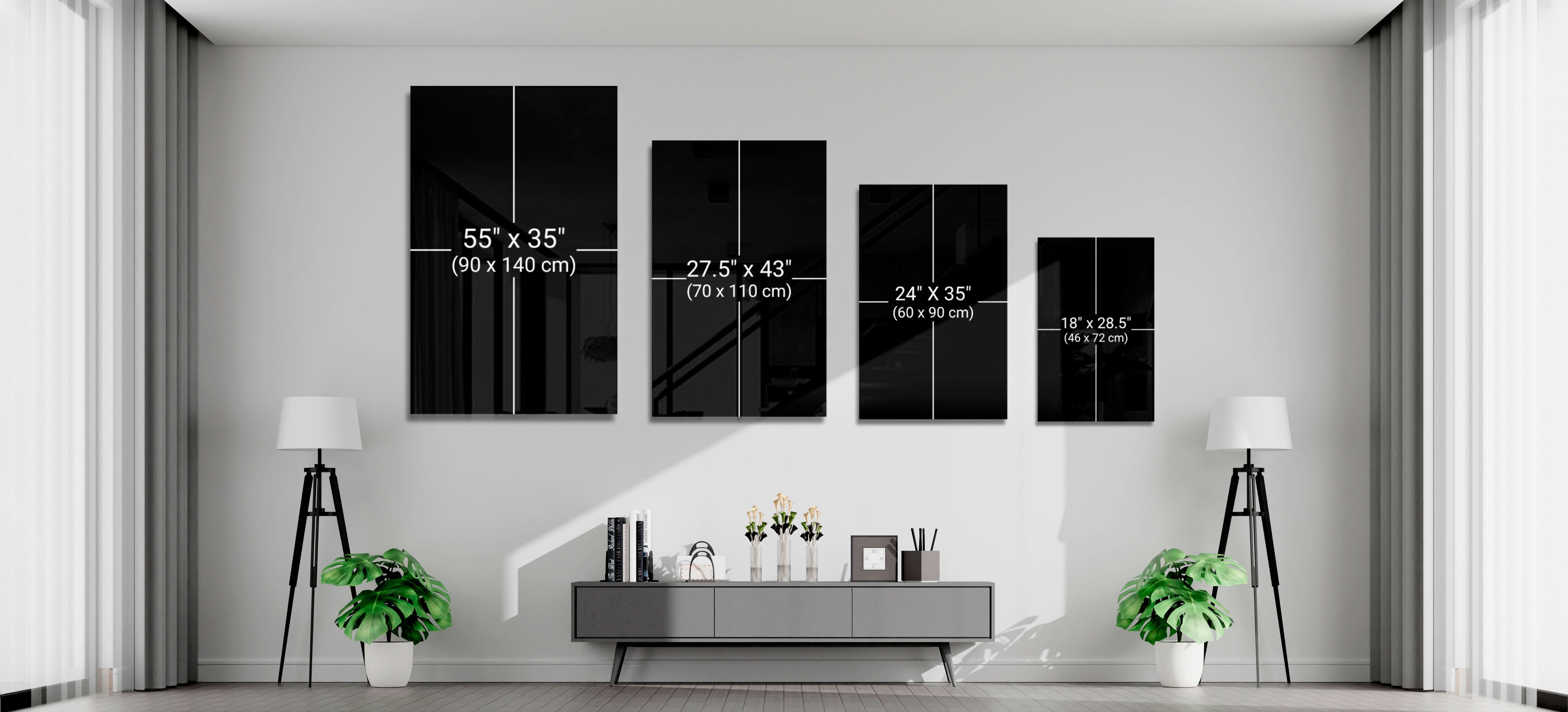 NBA All Stars Glass Wall Art