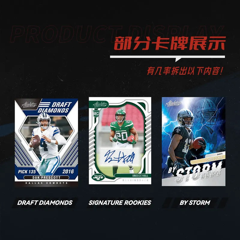 22 Season Panini NFL Absolute Football Fat Pack, Official Collector Break Surprise Pack Set Hot Rare Autograph & Rookie Cards