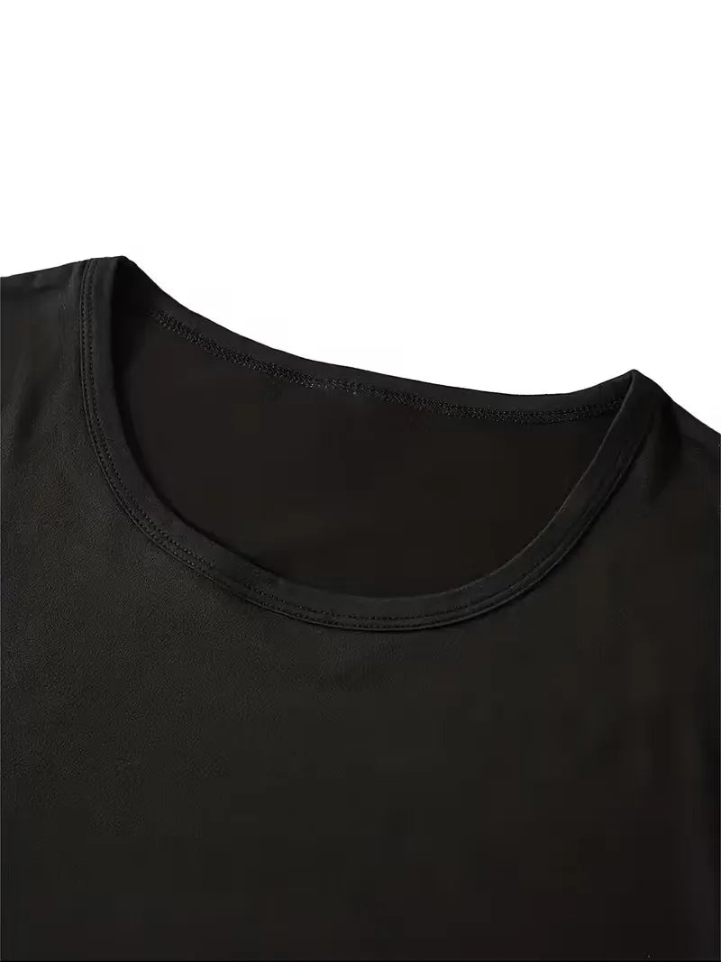 Men's Basketball Pattern Summer Casual Round Neck Short T-shirt